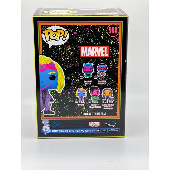 Marvel Loki Vinyl Figure #988 : Sylvie ( Black Light ) Target Exclusive - Picture 3 of 3